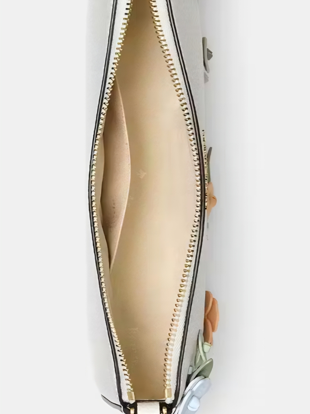 kate spade Cream Floral Appliqué Shoulder Bag with Pastel Accents - Picture 4 of 6